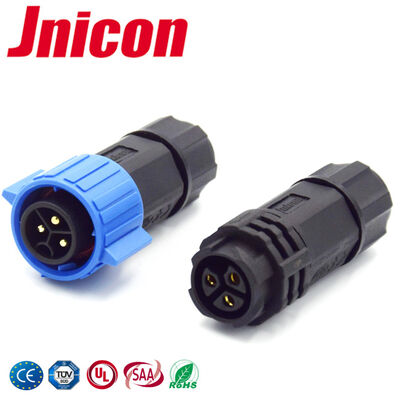 PA66 M19 3Pin Male To Female Connector Power Connector impermeabile 20A