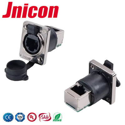 IP44/IP65 Bayonet Lock Connect RJ45 connettore impermeabile lega di rame 500V