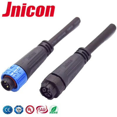 3 pin M16 10A connettori elettrici impermeabili maschio femmina cavo modellato connettore rapido