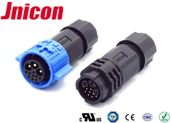 Spinta che chiude il connettore a chiave impermeabile PA66 del segnale di IP67 300VAC 9