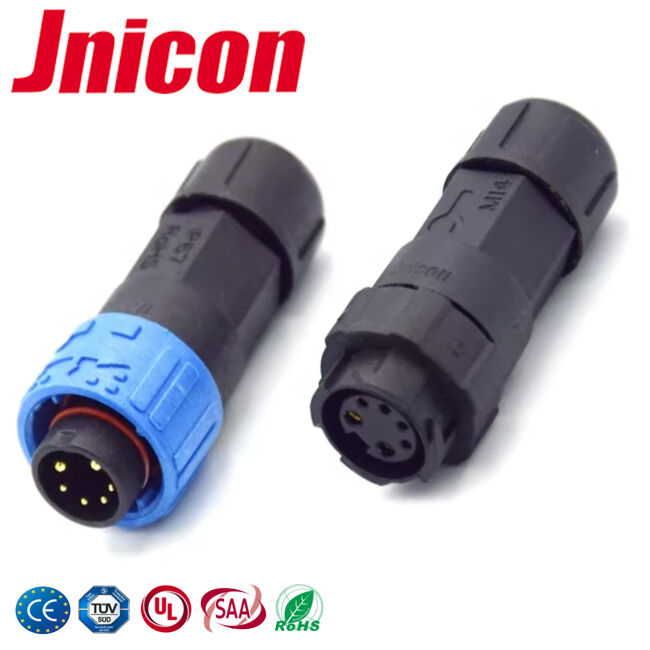 Cavo elettrico M16 10A 2 + 4 pin per collegare connettori UL connettori multi pin impermeabili
