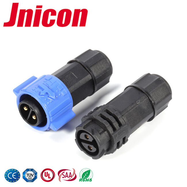 Connettore impermeabile M19 a 2 pin 20A 300V per luce LED da esterno