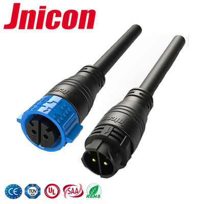M25 IP67 connettore 600V maschio femmina connettore 2 pin resistente all'invecchiamento