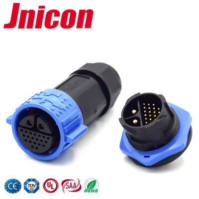 20A 300V connettore di segnale di alimentazione M19 2+20 Pin Cable To Board IP67 connettore impermeabile