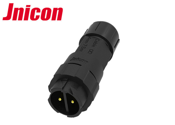 10A maschii/femminili impermeabilizzano la spina all'aperto 300V di CC di illuminazione di via dei connettori